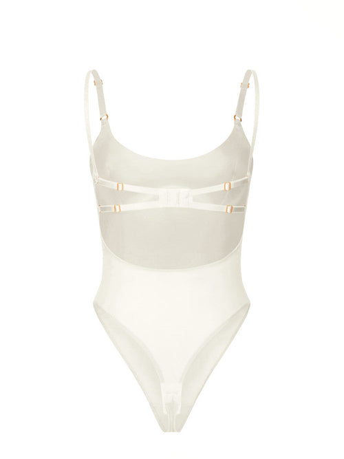 Bodysuit Pirsing White Gold