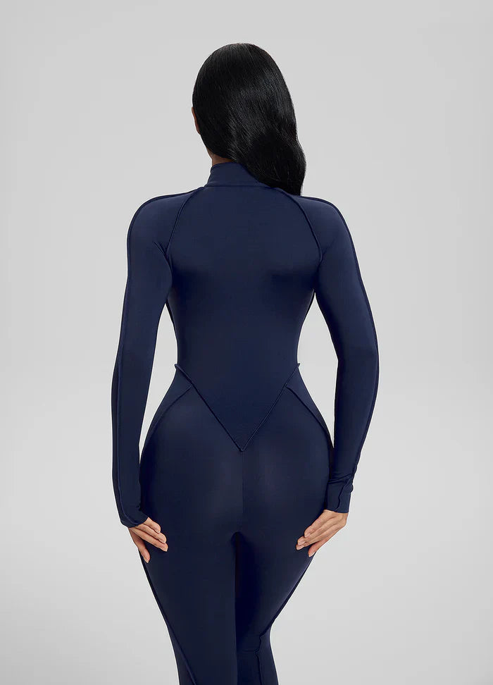 Closed-Back Catsuit Navy