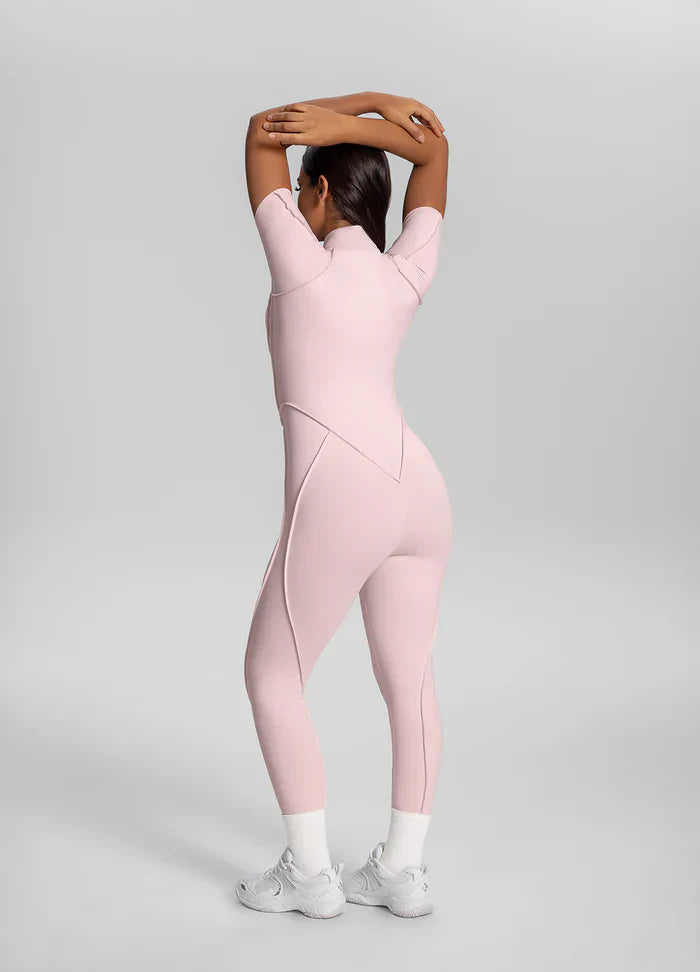 Short Sleeve Full-Length Catsit Pink