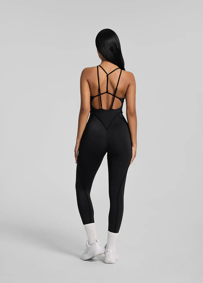Crossback Catsuit Black